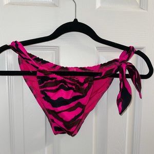 Victoria’s Secret Pink Zebra Tie Swim Bottom